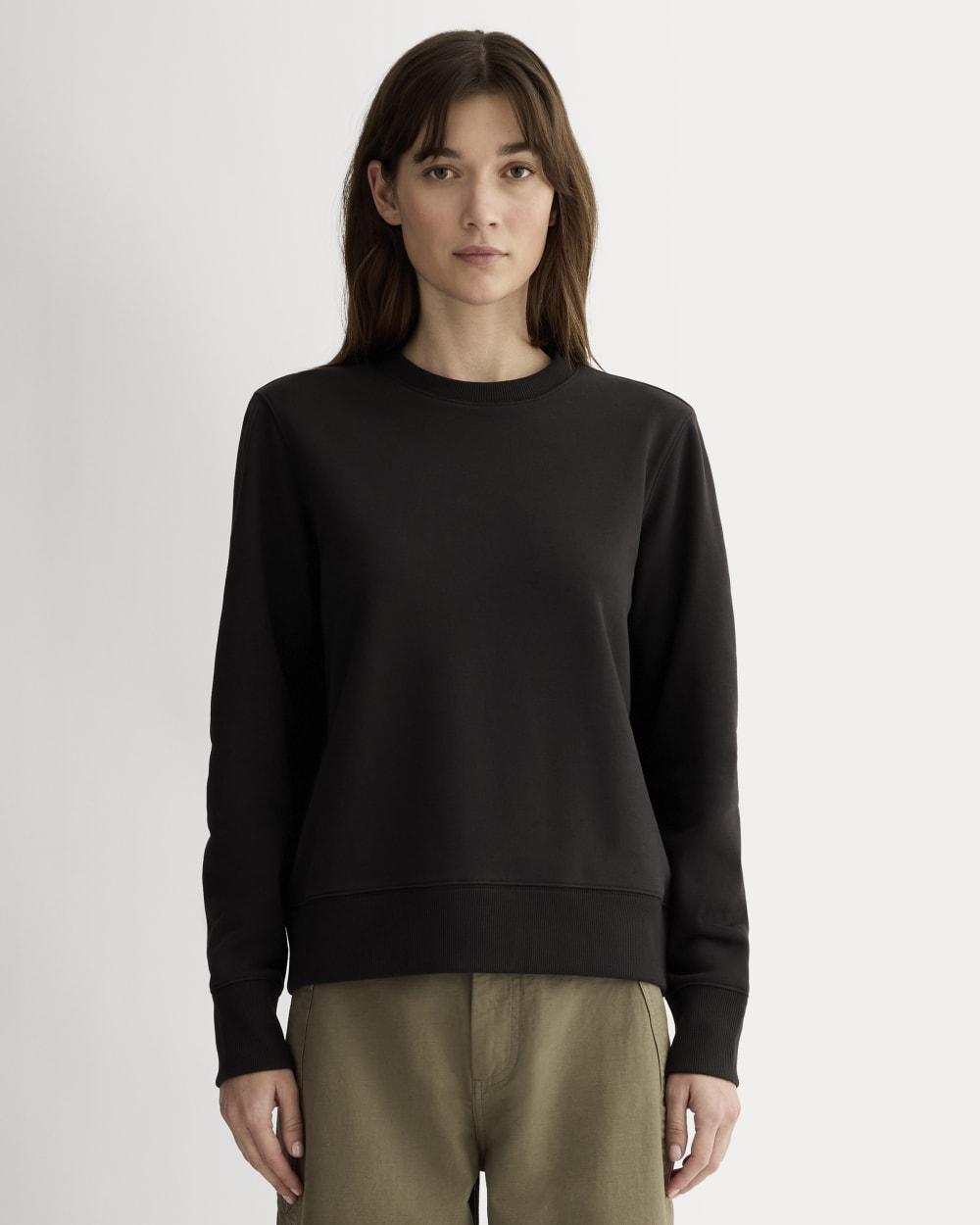 The Off-Duty Terry Crew | Black by EVERLANE