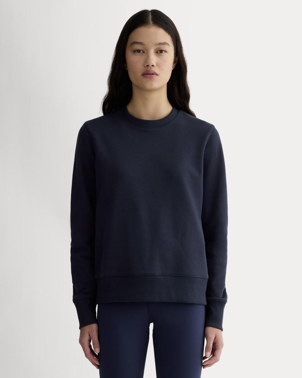 The Off-Duty Terry Crew | Navy by EVERLANE