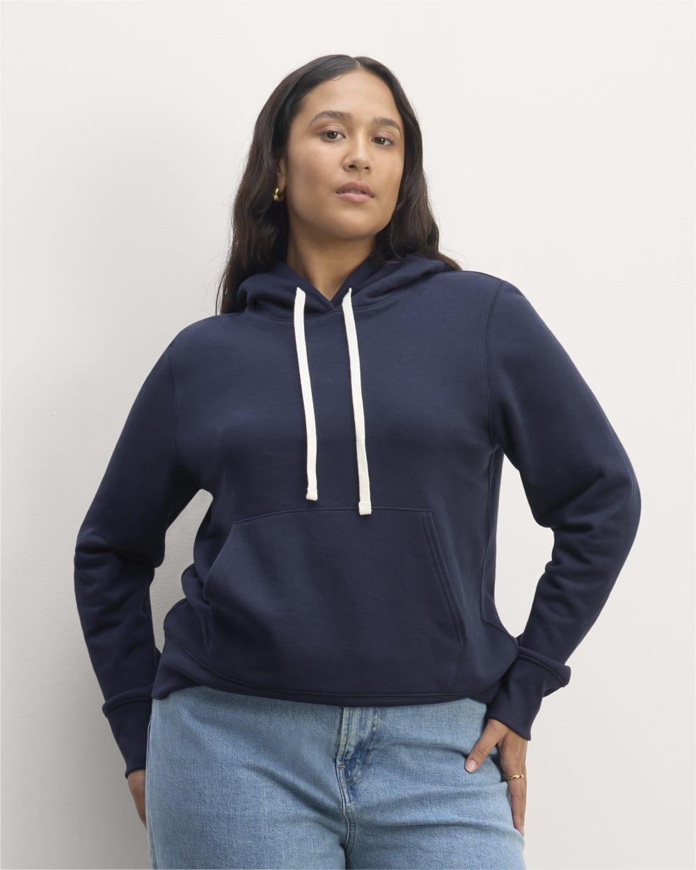 The Off-Duty Terry Hoodie | Navy by EVERLANE