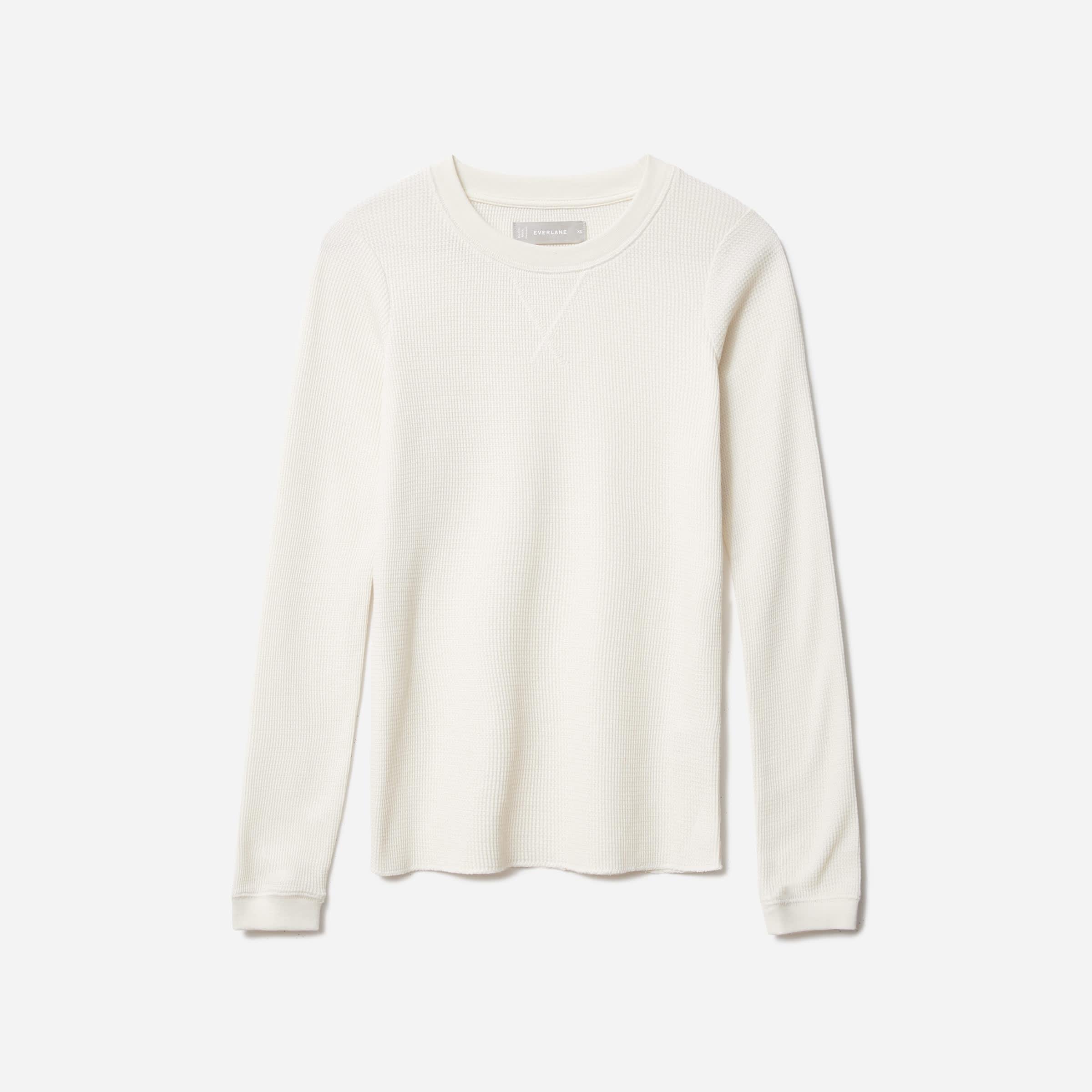 The Organic Cotton Waffle Tee by EVERLANE
