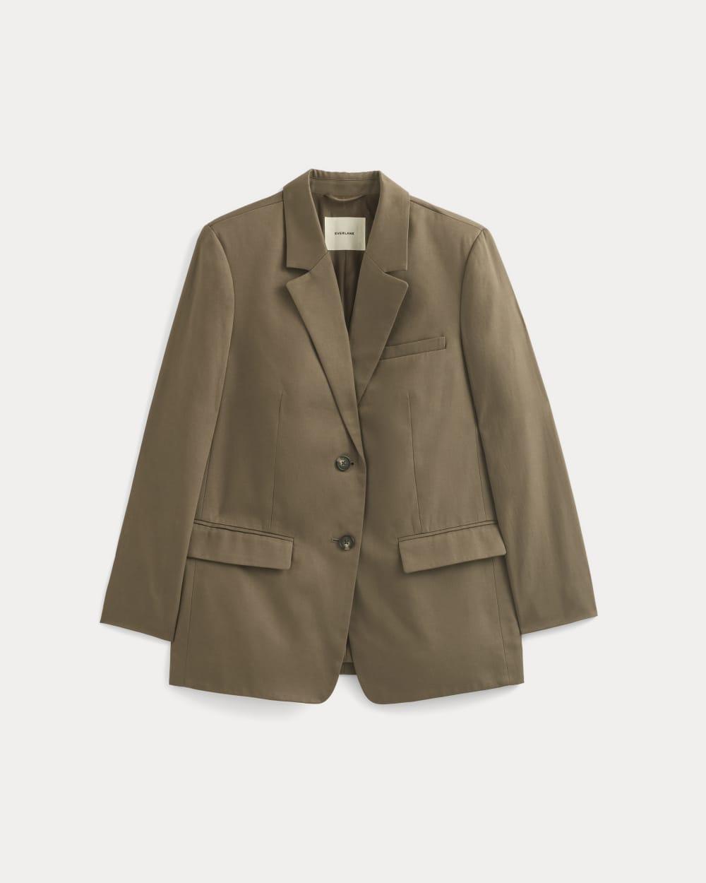 The Oversized Blazer in Buttersmooth | Deep Taupe by EVERLANE