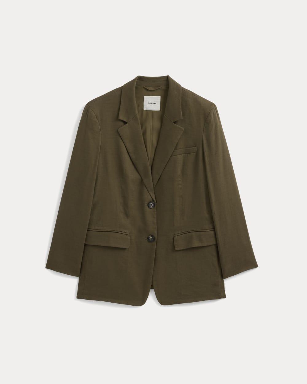 The Oversized Blazer in Stretch Linen | Beech by EVERLANE