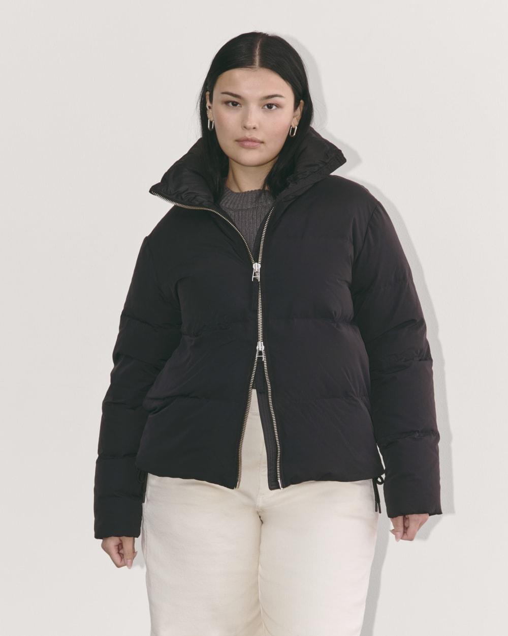 The Puffer Bomber | Black by EVERLANE