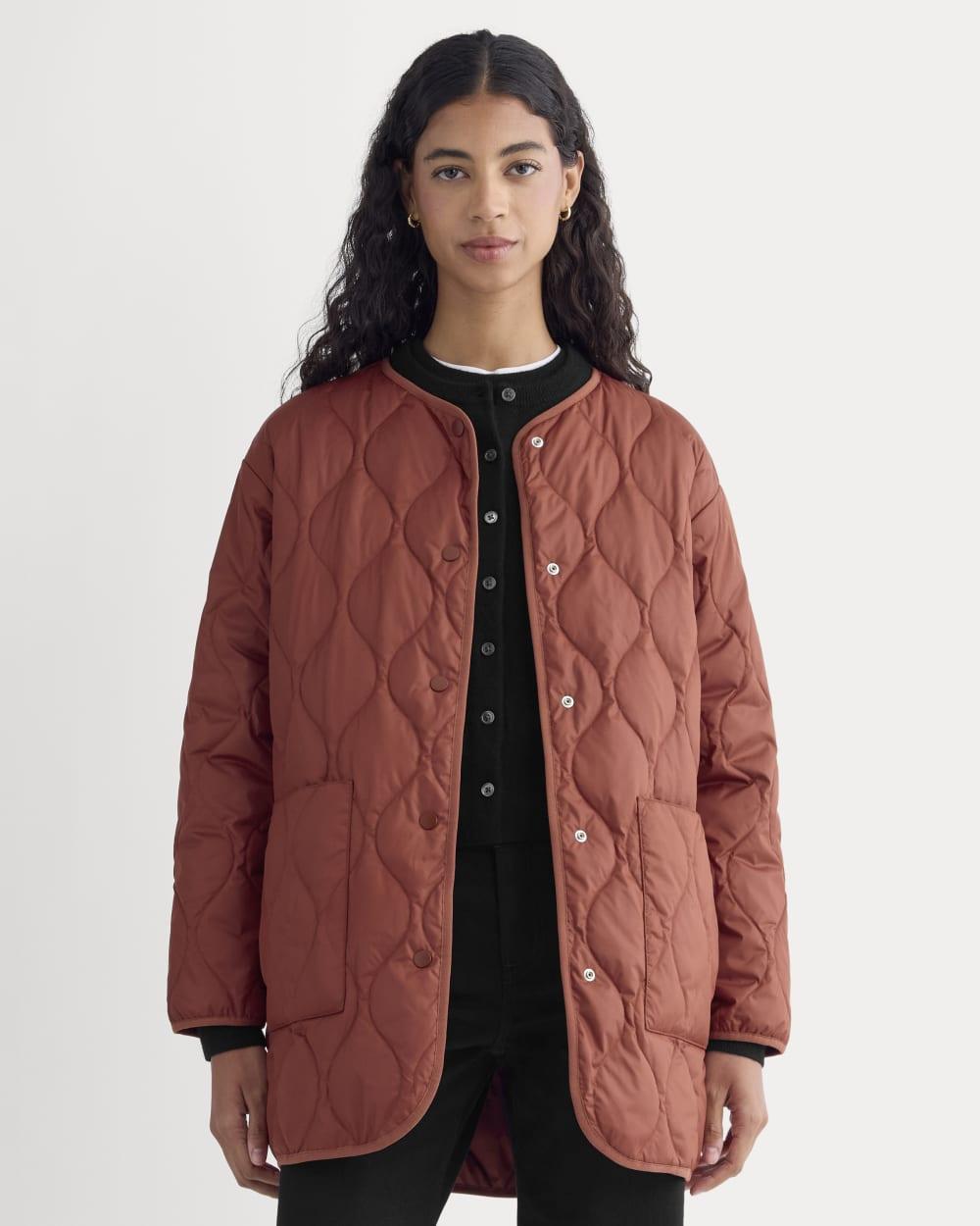 The Quilted Liner | Merlot by EVERLANE