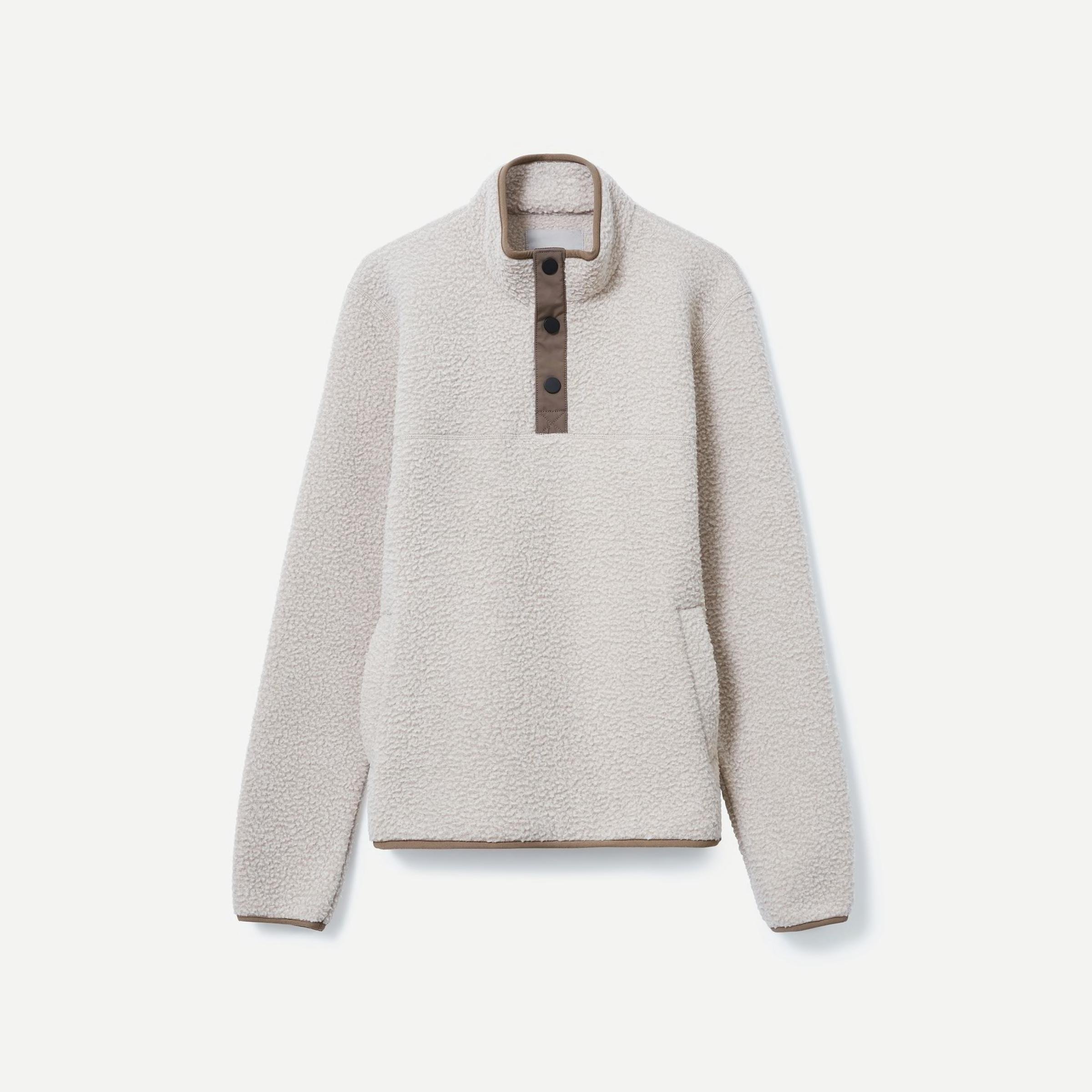 The ReNew Fleece Pullover by EVERLANE