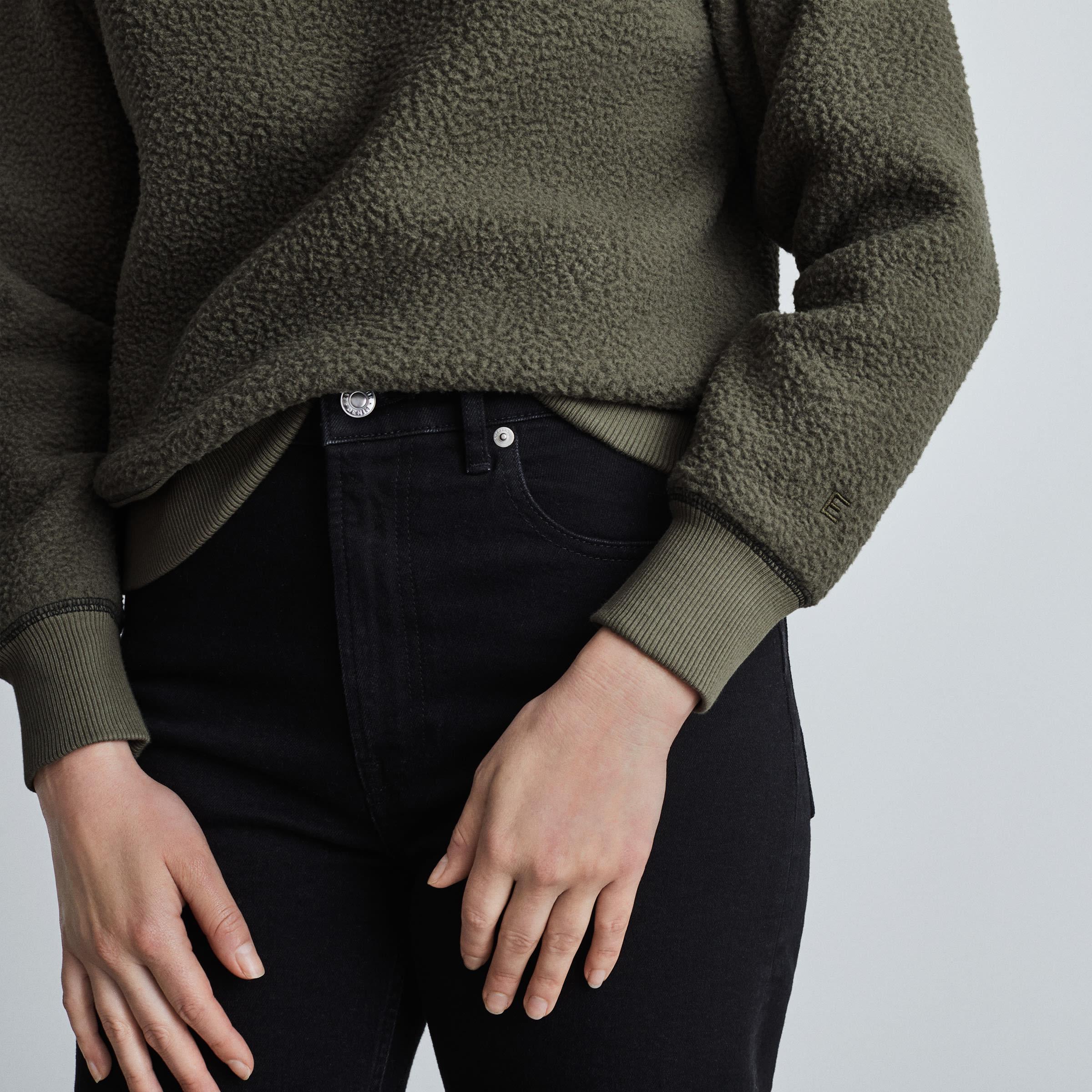 The ReNew Fleece Raglan Sweatshirt by EVERLANE