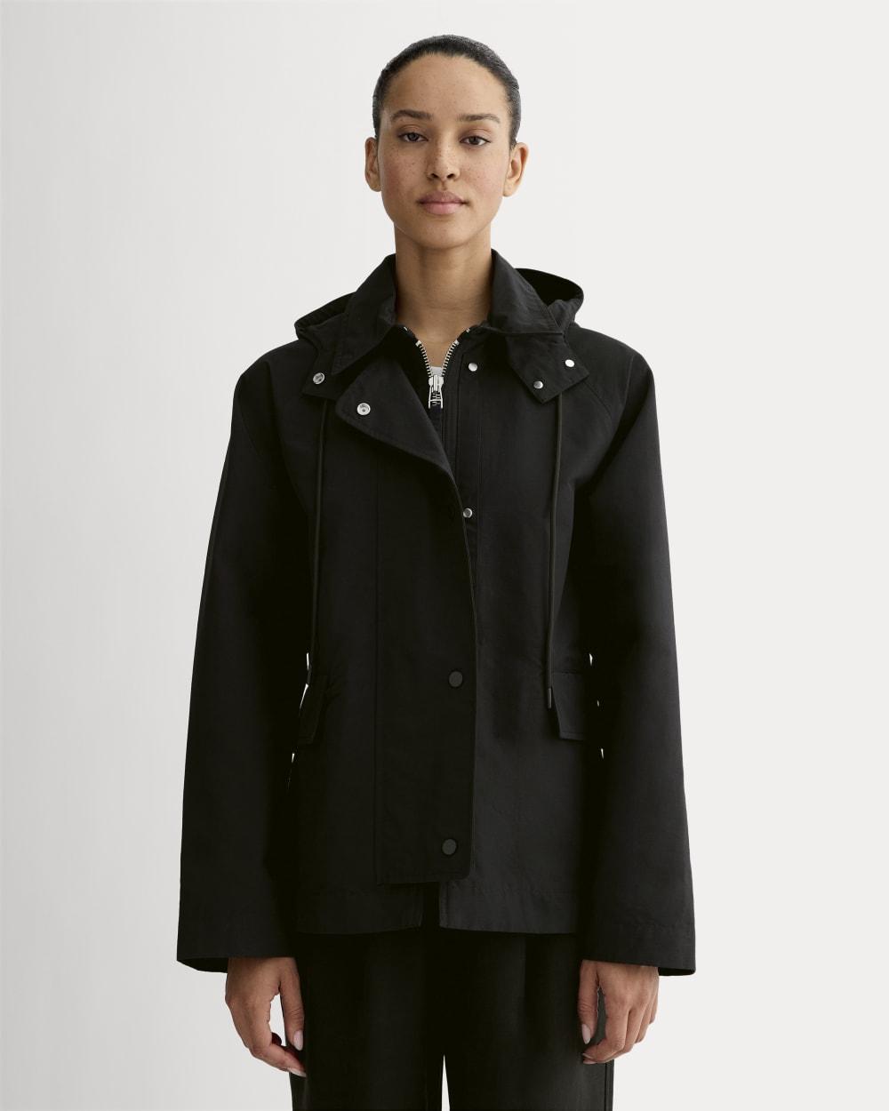 The Short Anorak | Black by EVERLANE
