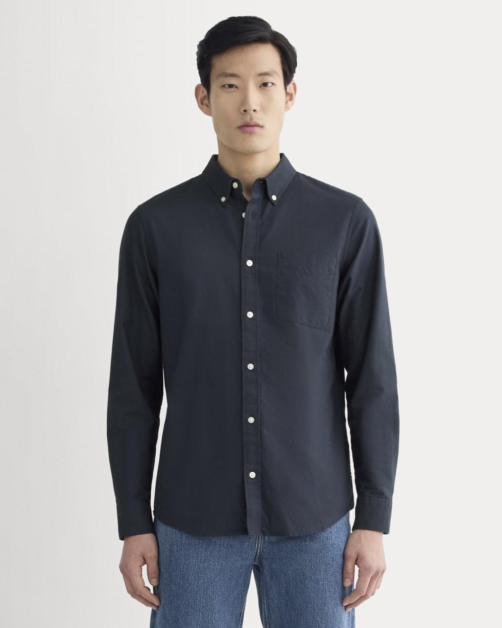 The Slim Oxford Shirt | Navy | Standard by EVERLANE