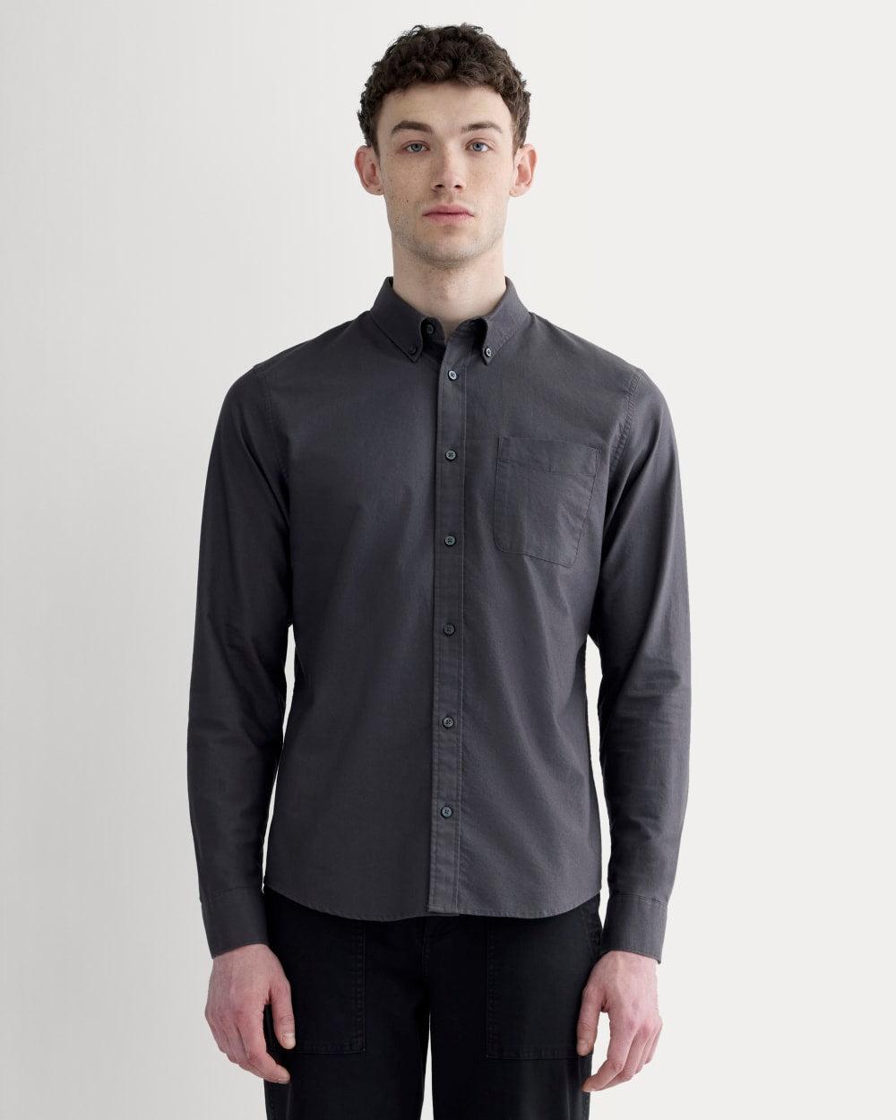 The Slim Oxford Shirt | Slate Grey | Standard by EVERLANE
