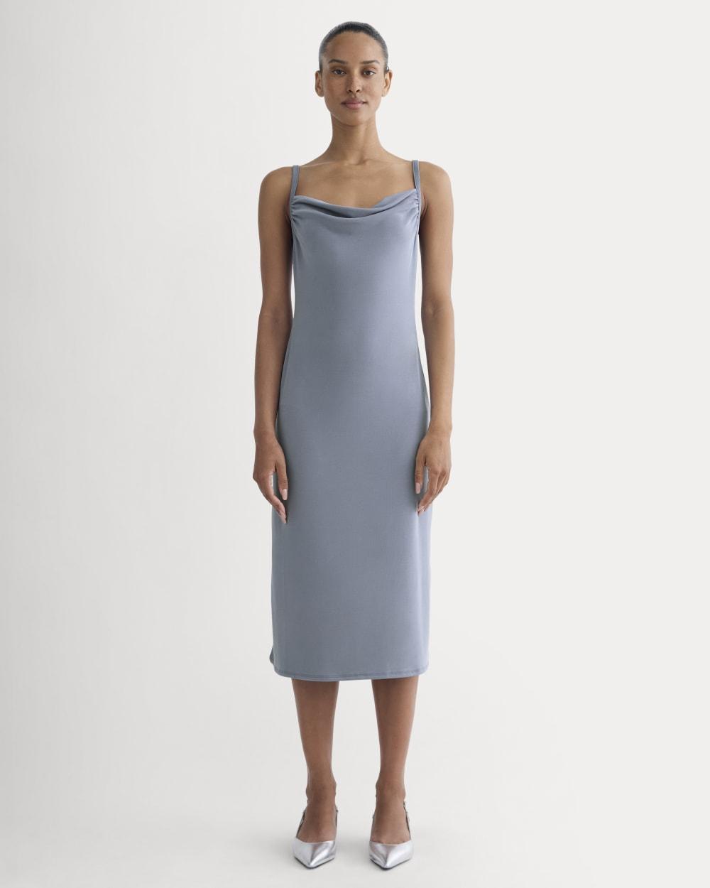 The Tank Midi Dress in Butterknit | Blue Dusk by EVERLANE