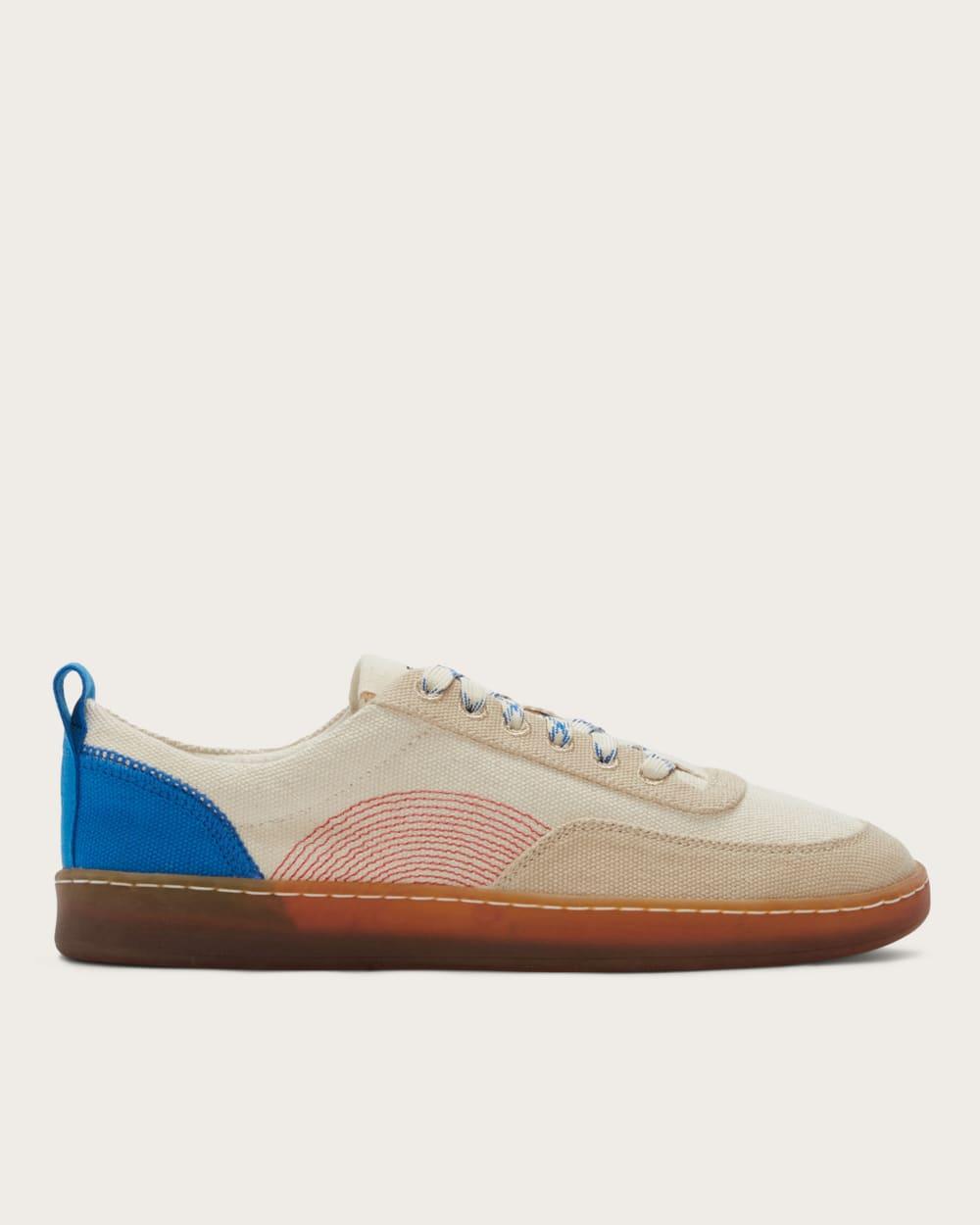 The Tread-Bare Sneaker | Canvas / Lapis Blue / Classic Red by EVERLANE
