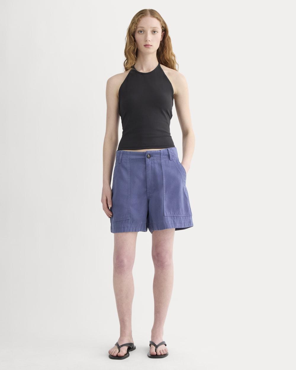 The Utility Short in Buttersoft | Indigo by EVERLANE