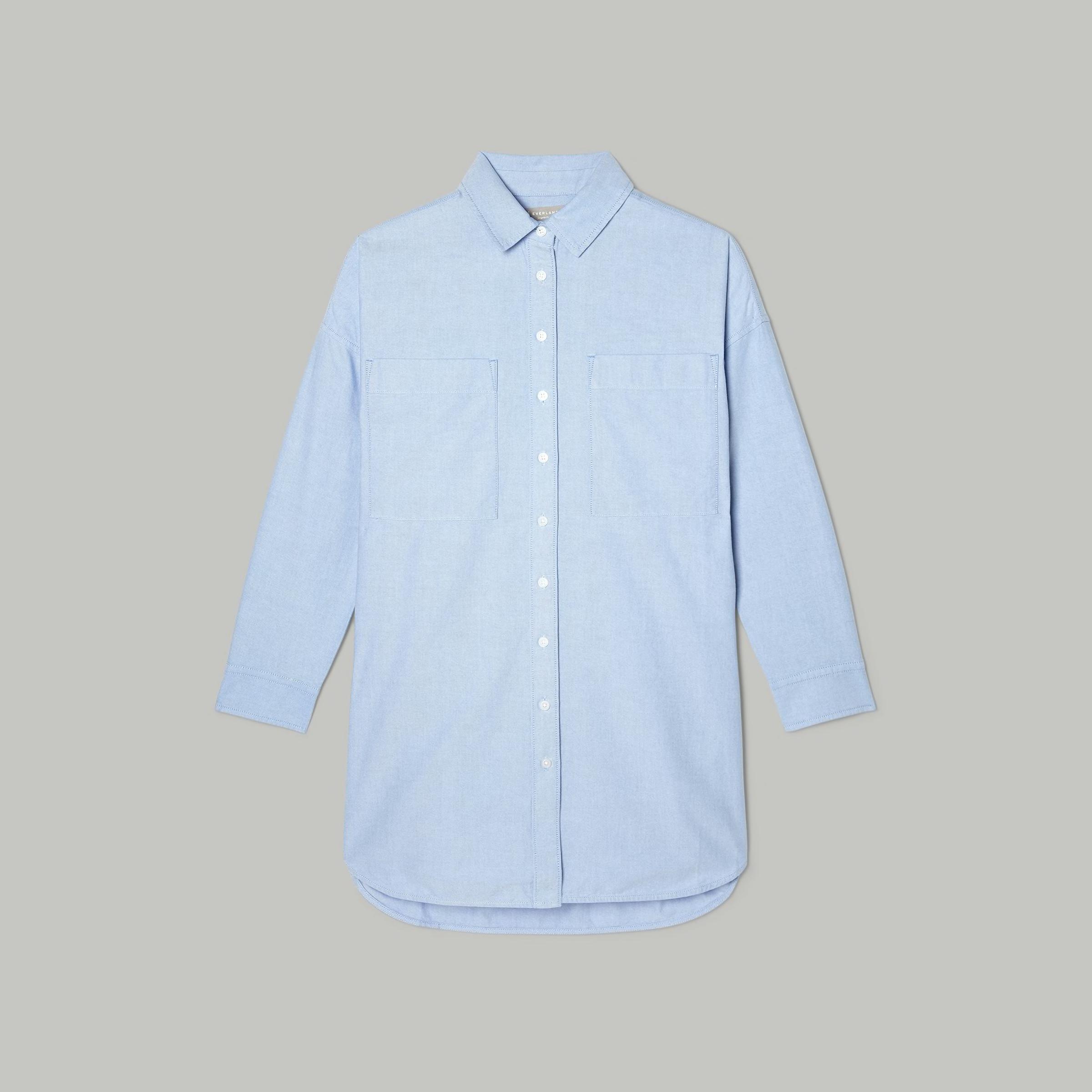 The Way Long Oxford Shirt by EVERLANE