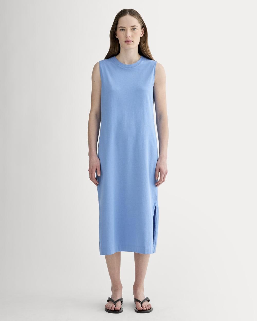 The Weekend Tank Dress | Blue Opal by EVERLANE