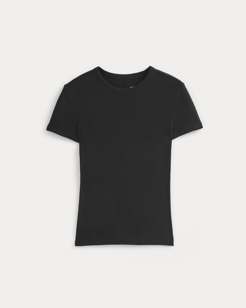 Tissue Short-Sleeve Crew | Black by EVERLANE