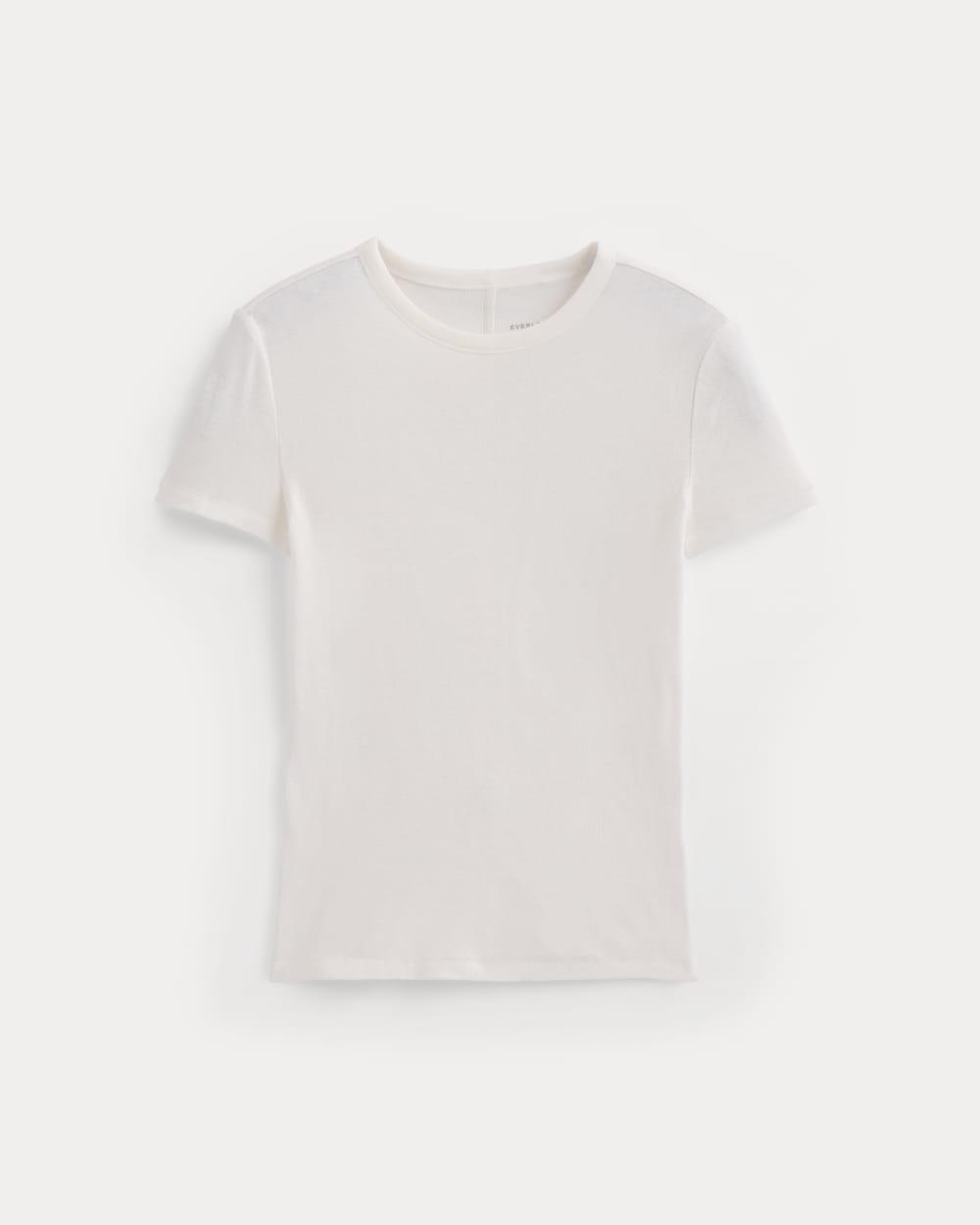 Tissue Short-Sleeve Crew | Bone by EVERLANE