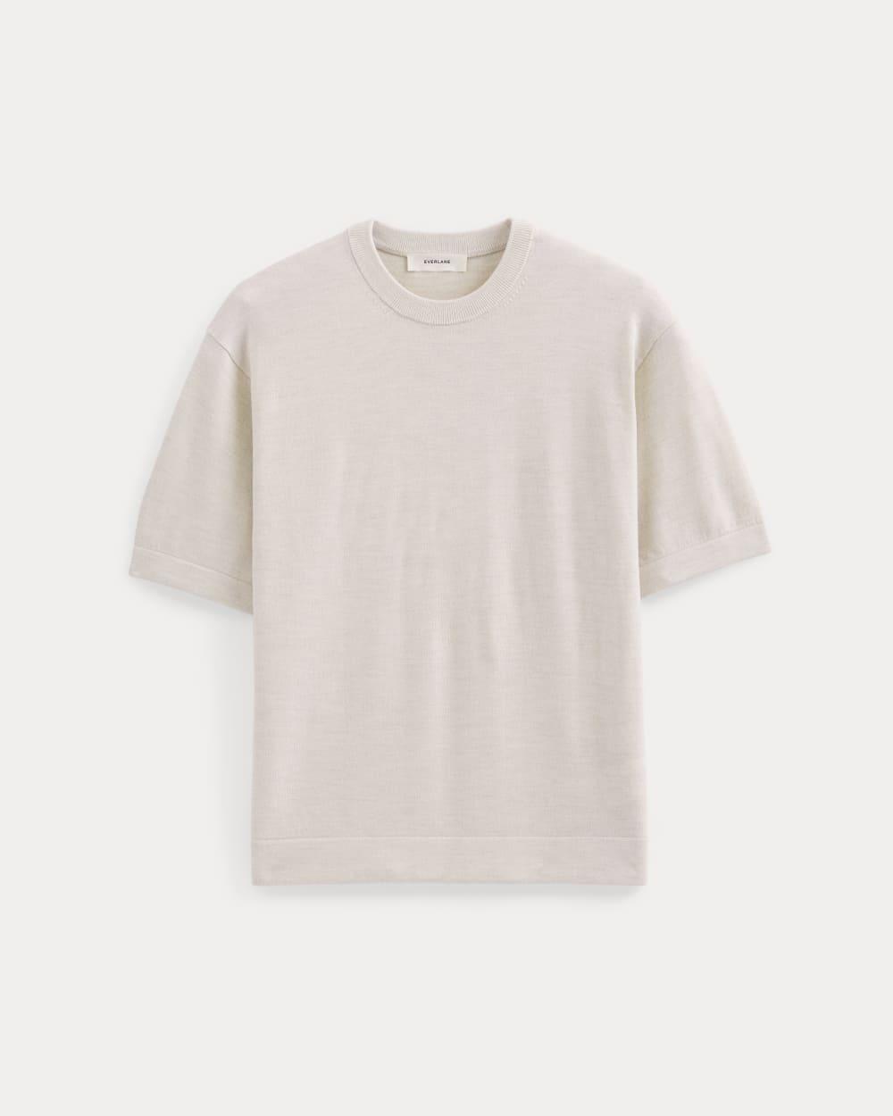 Ultrasoft Sweater Tee | Heathered Oat by EVERLANE