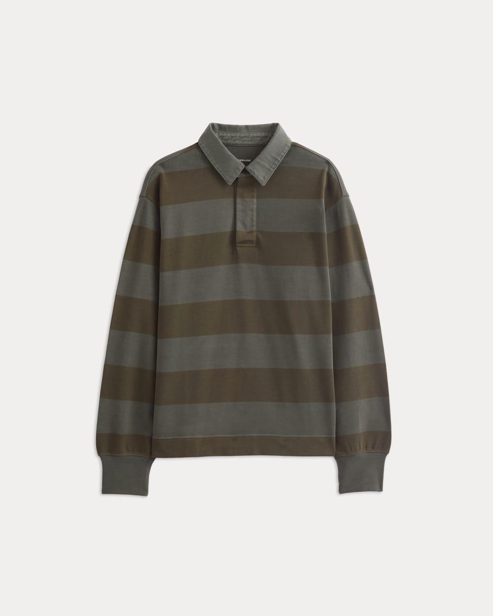 Vintage Rugby Pullover | Overdye Olive Night by EVERLANE