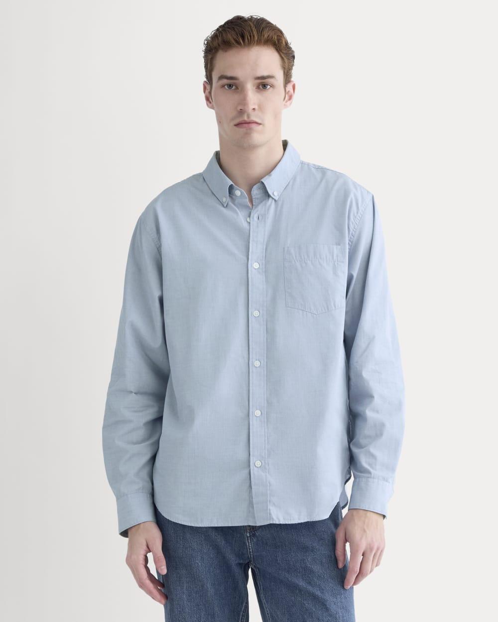 Washed Poplin Shirt | Dutch Blue by EVERLANE