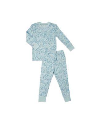 Emerson Fitted Long Sleeve Two-Piece Pajamas by EVERLY GREY