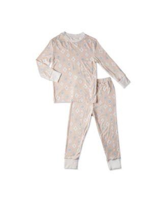 Emerson Fitted Long Sleeve Two-Piece Pajamas by EVERLY GREY