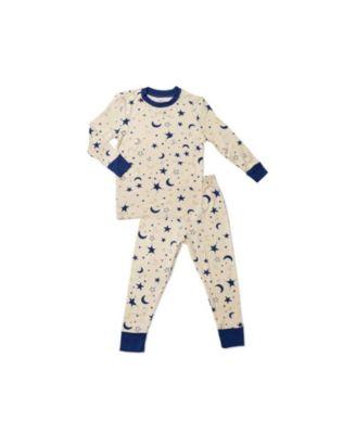 Emerson Fitted Long Sleeve Two-Piece Pajamas by EVERLY GREY