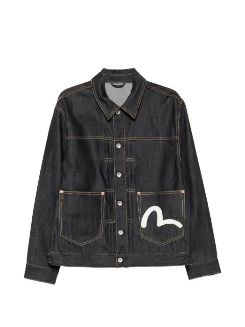 Seagull-motif denim jacket by EVISU
