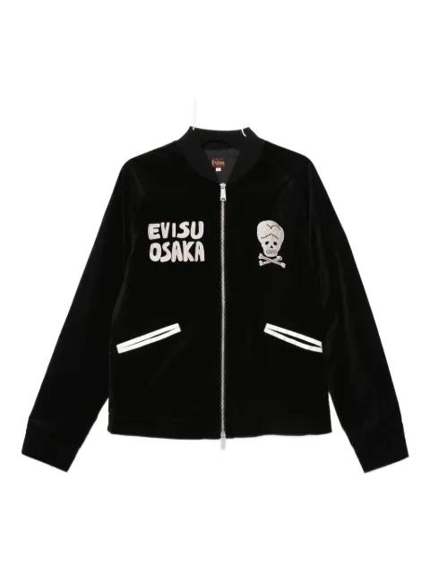 embroidered bomber jacket by EVISU