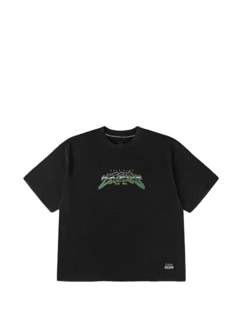 leopard-print T-shirt by EVISU