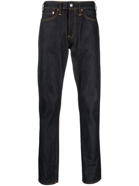 logo-print tapered jeans by EVISU