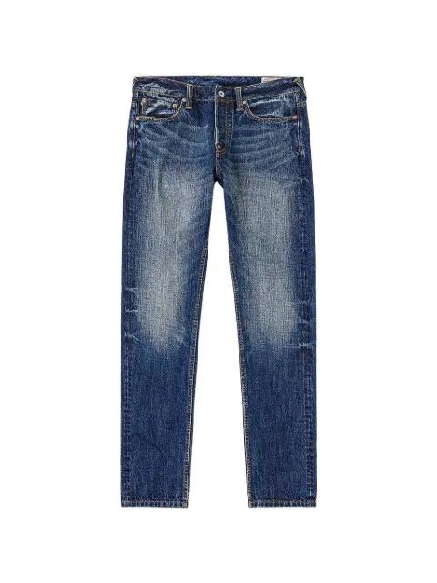 patchwork straight-leg jeans by EVISU