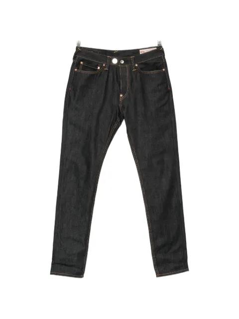 seagull-print tapered jeans by EVISU