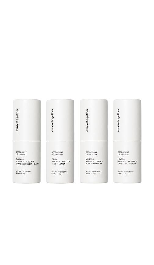 evolvetogether Natural Deodorant Discovery Set in Beauty by EVOLVETOGETHER