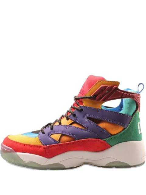 multicoloured cut-out trainers by EWING ATHLETICS