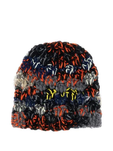 striped wool beanie by EXQUISITE J