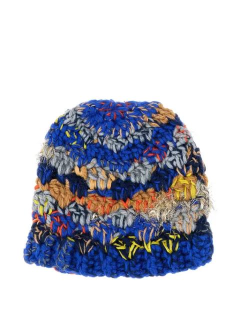 striped wool beanie by EXQUISITE J