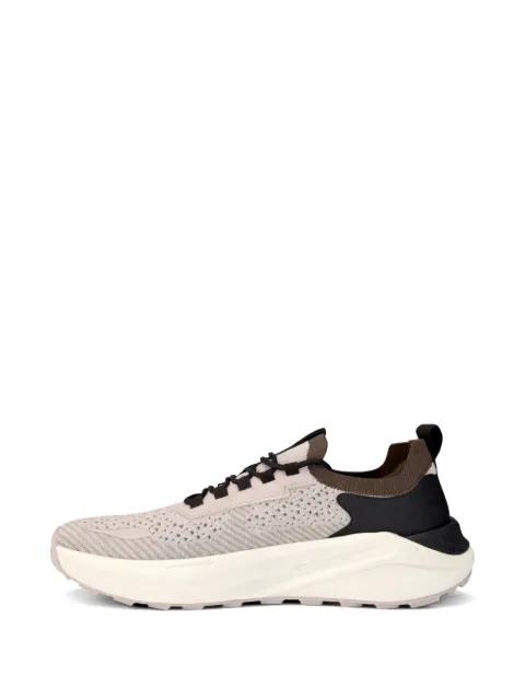 perforated knit-fabric sneakers by EXTR4