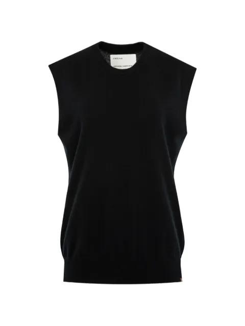 Bos knitted sweater vest by EXTREME CASHMERE