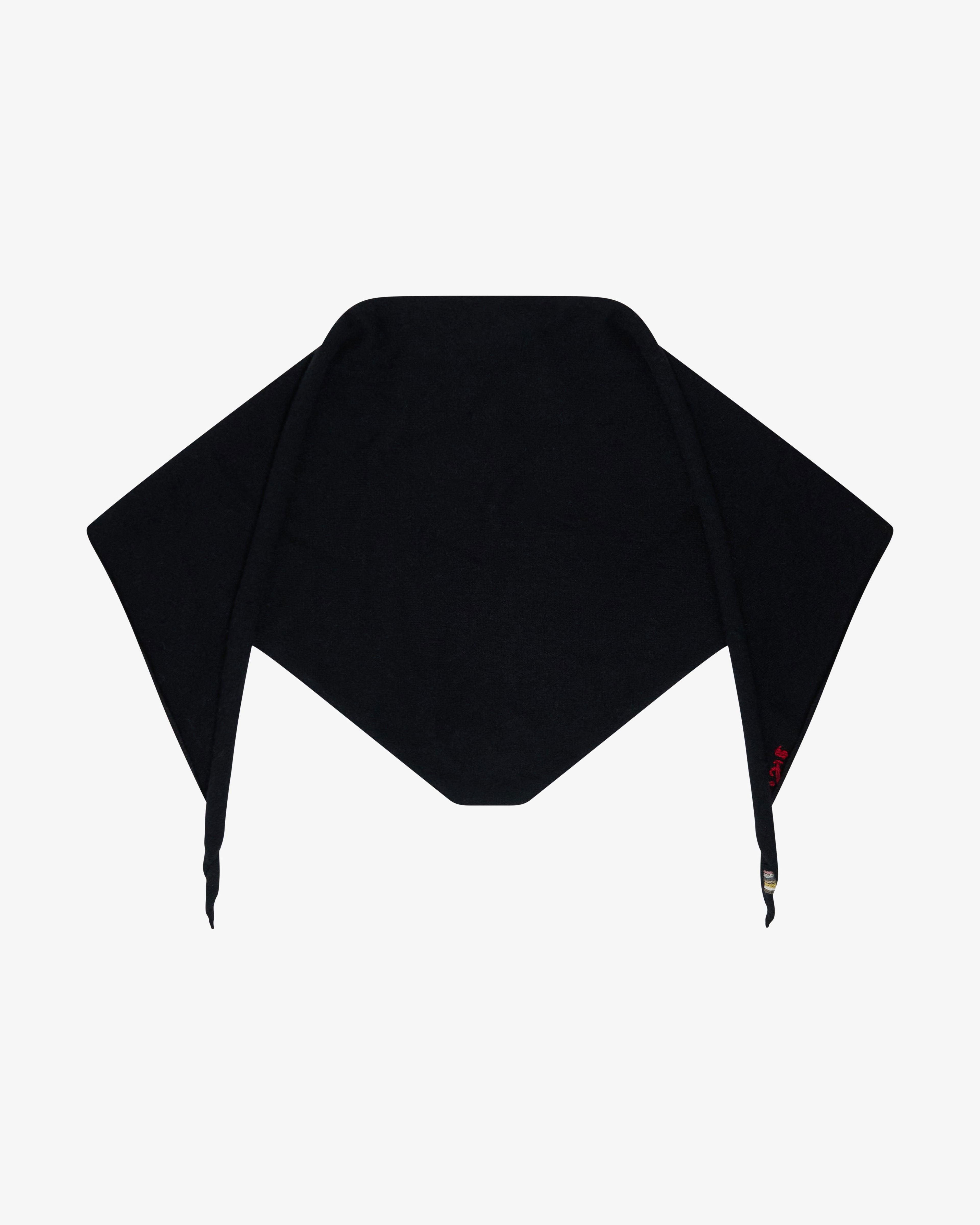 EXTREME CASHMERE - Men's Triangular Scarf - (Black) by EXTREME CASHMERE