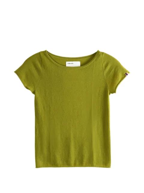 Lolita boat-neck T-shirt by EXTREME CASHMERE