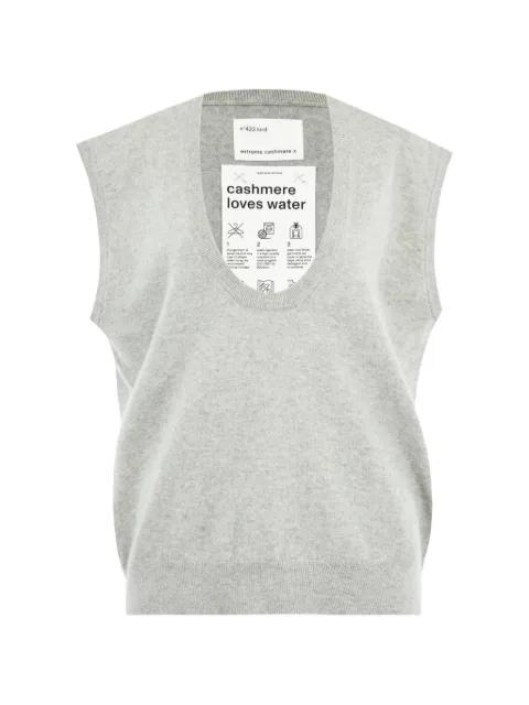 Lord sleeveless sweater by EXTREME CASHMERE