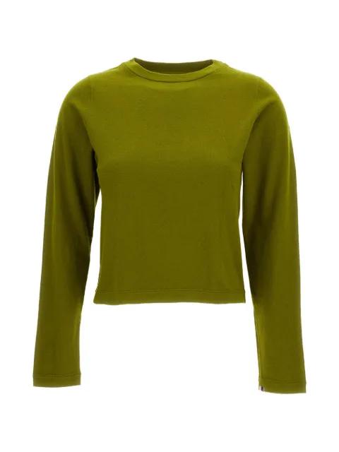 N°451 Lisa crewneck cotton sweater by EXTREME CASHMERE