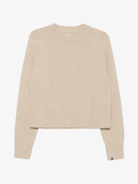 Please ribbed-trim sweater by EXTREME CASHMERE