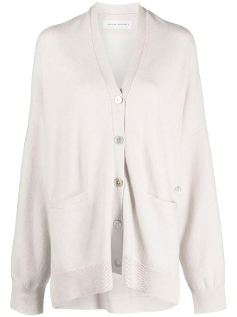 button-up knitted cardigan by EXTREME CASHMERE