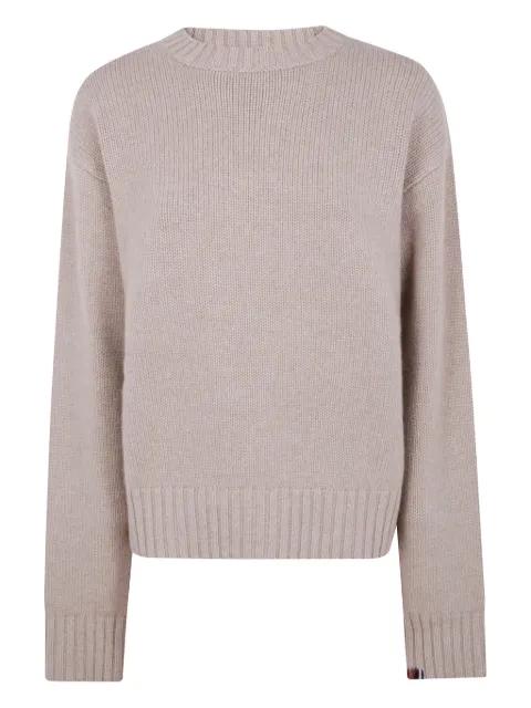 crew-neck cashmere sweater by EXTREME CASHMERE
