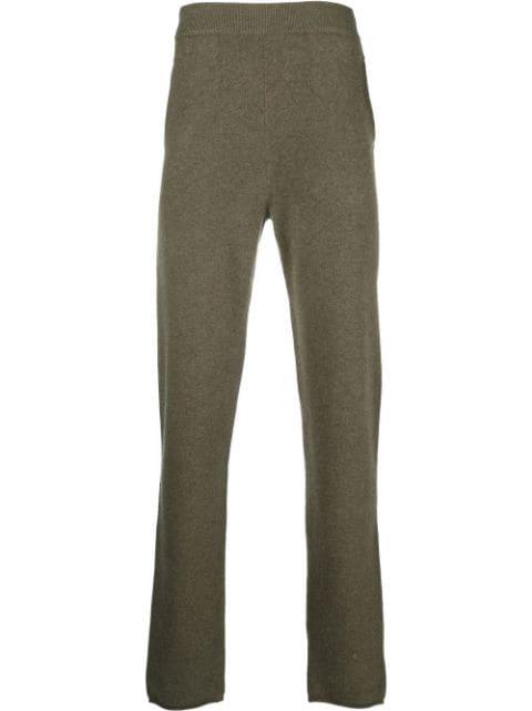 fine-knit straight-leg trousers by EXTREME CASHMERE