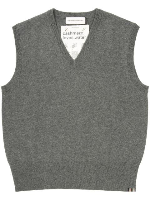 fine-knit vest by EXTREME CASHMERE