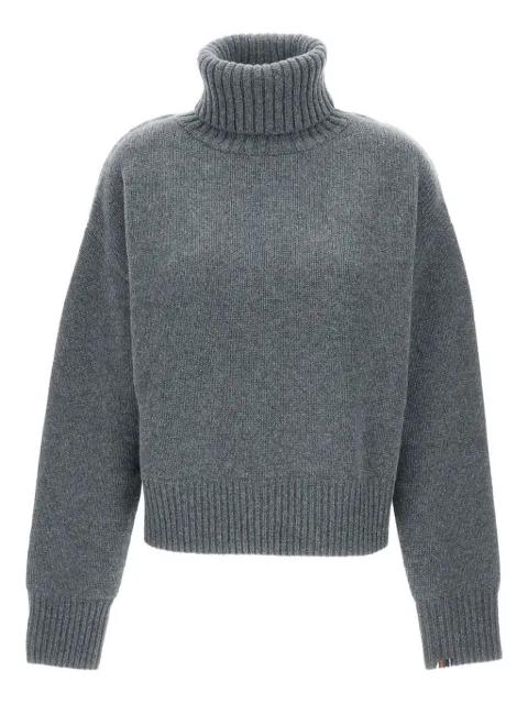 roll neck cashmere sweater by EXTREME CASHMERE