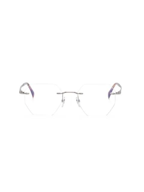 geometric-frame glasses by EYEWEAR BY DAVID BECKHAM