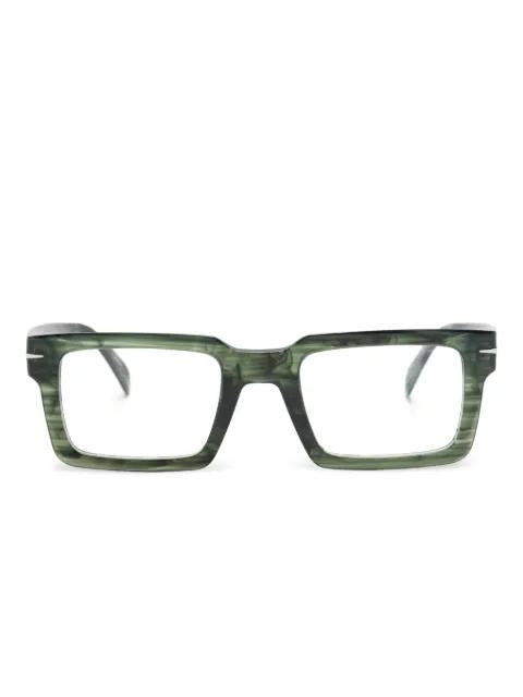 rectangle glasses by EYEWEAR BY DAVID BECKHAM